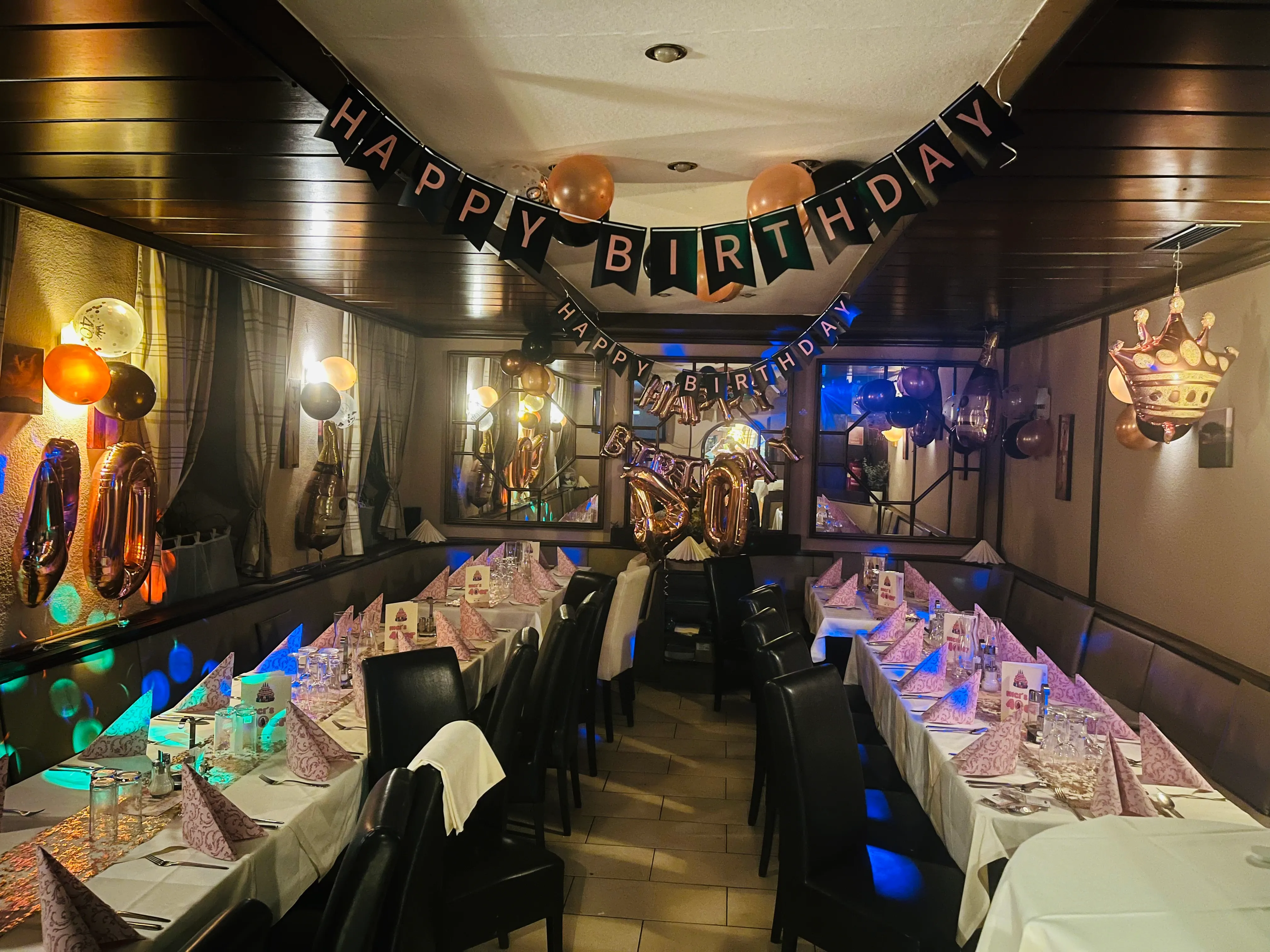 Geburtstagsparty — DJ, Happy Birthday Banner