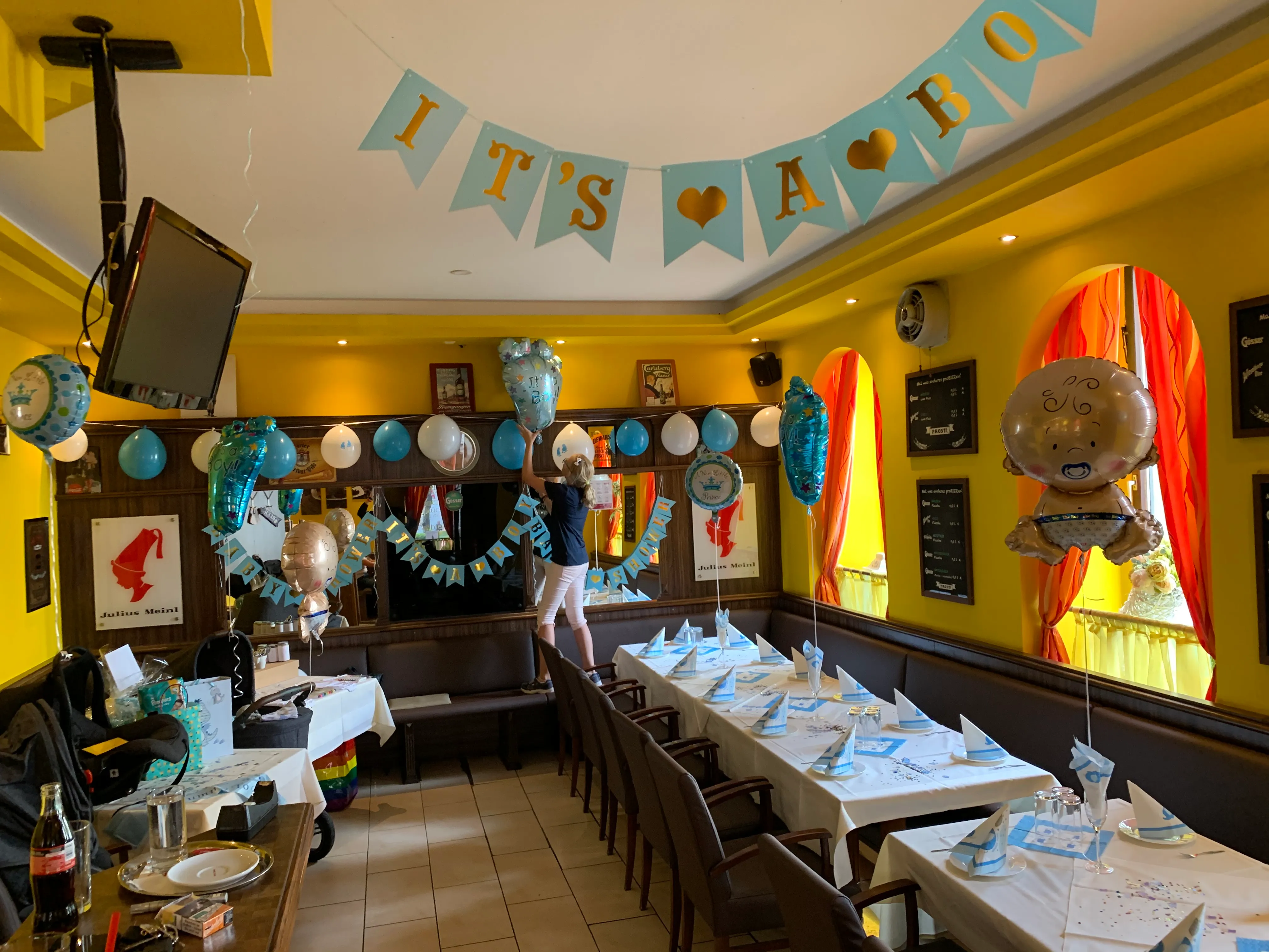Babyparty — IT'S A BOY Banner